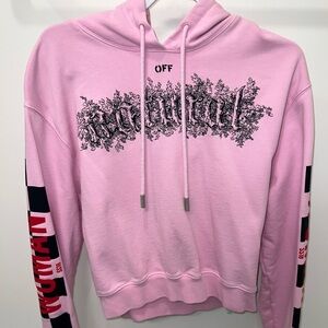 Pink Off White hoodie